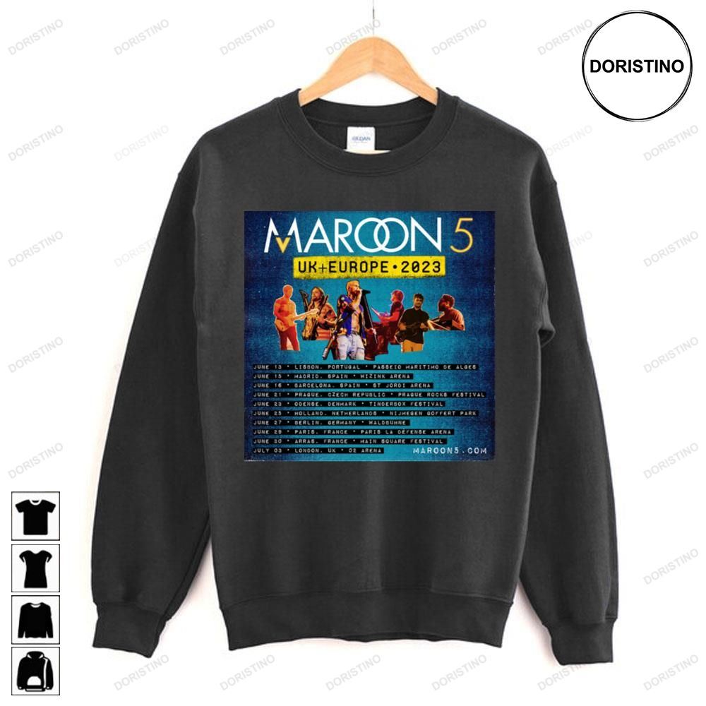 London Maroon 5 Uk Europe Dates Awesome Shirts